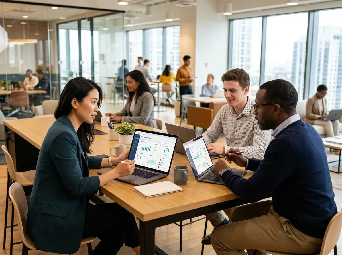 Office productivity tools and workspace